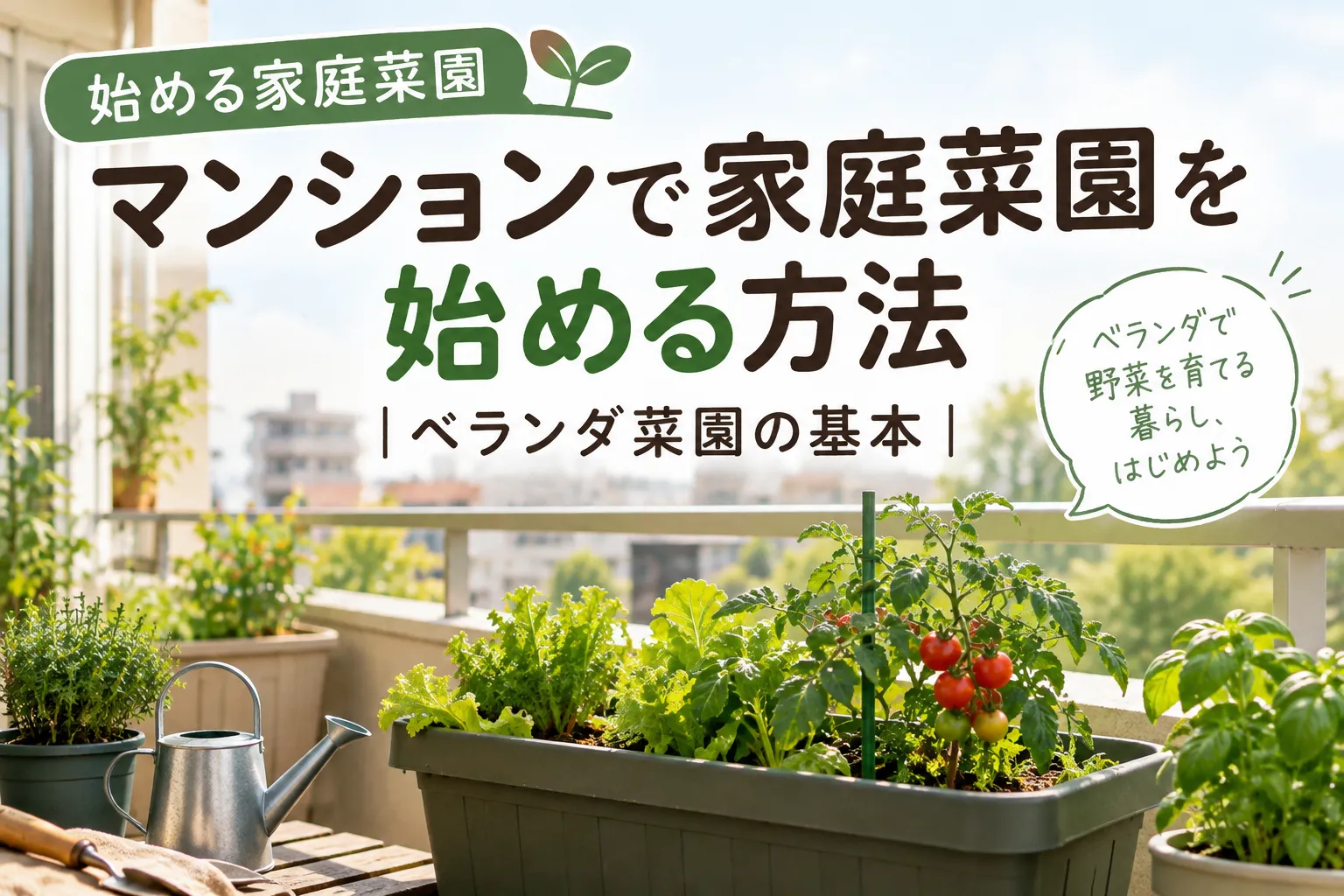 ベランダ菜園