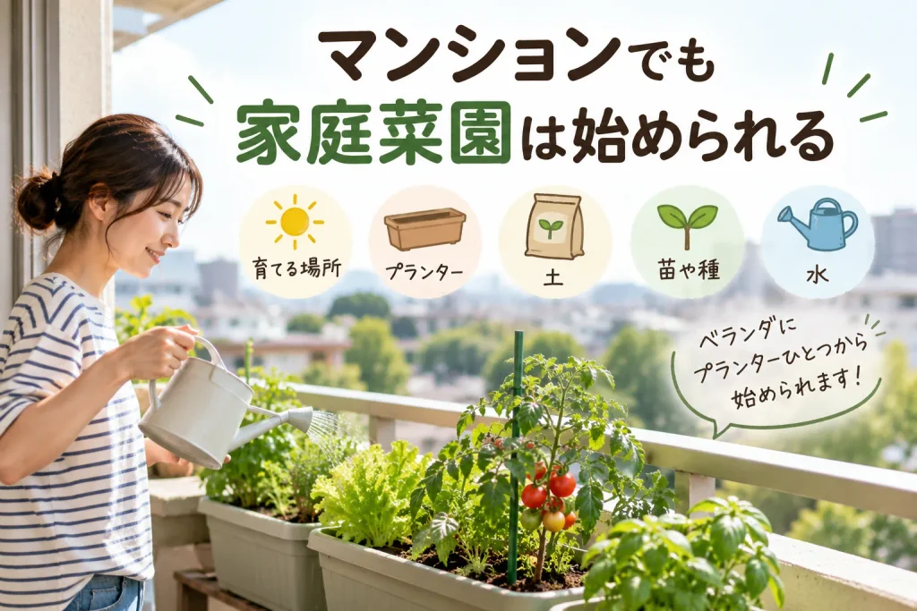 ベランダ菜園