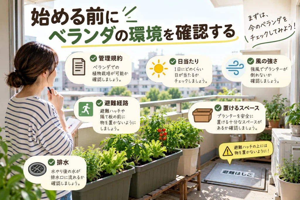 ベランダ菜園