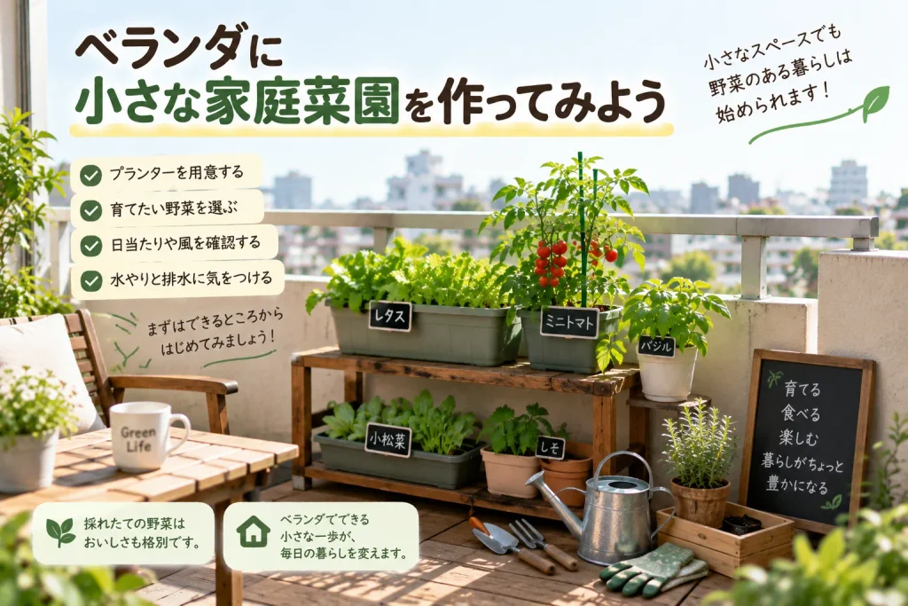ベランダ菜園