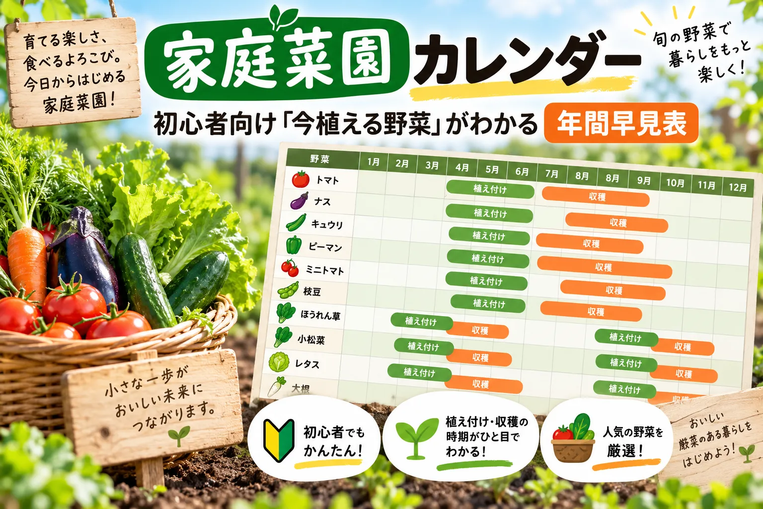 家庭菜園12ヶ月