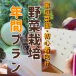 家庭菜園 栽培カレンダー