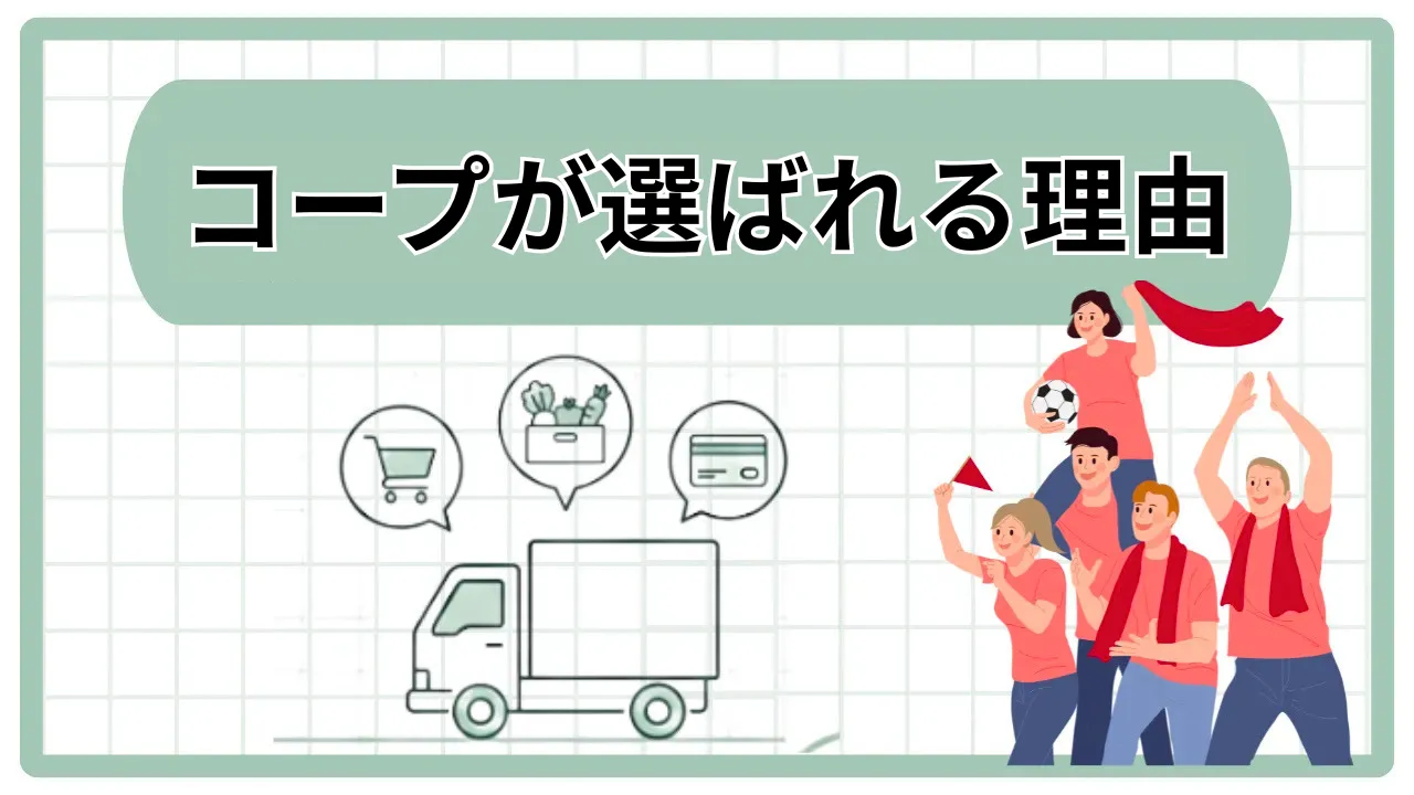 コープが選ばれる理由