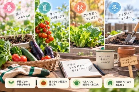 年間カレンダー 家庭菜園