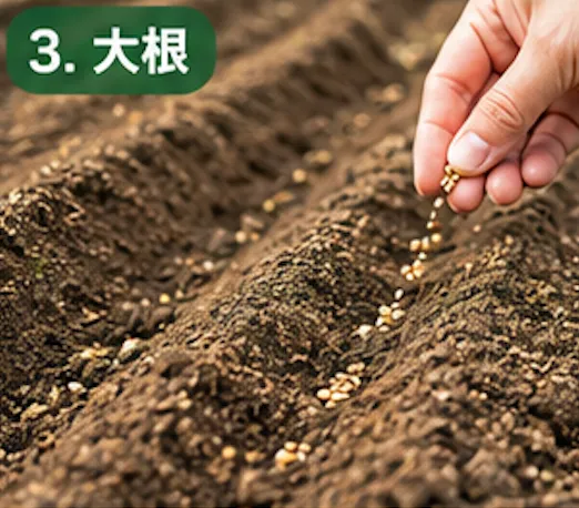 秋に植える野菜
