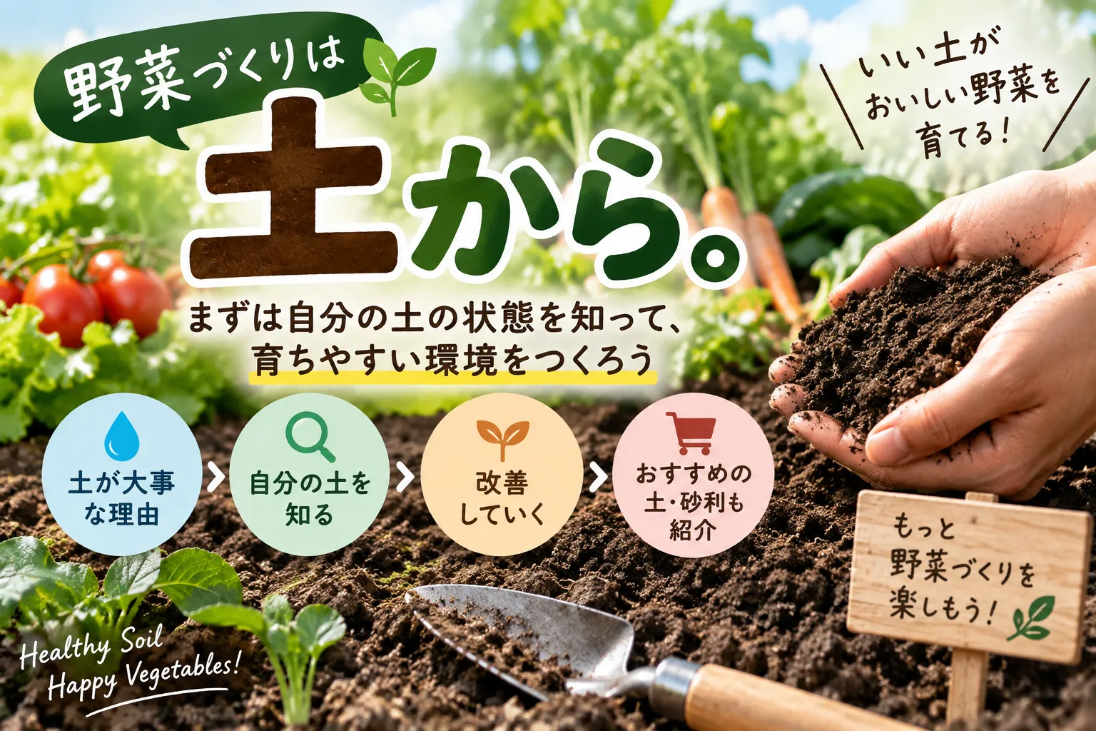 家庭菜園土作り